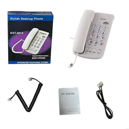 920L Corded Landline Telephone Desk House Phone with Large Buttons Home Phone Corded Telephone for Home Office Hotel Bathroo