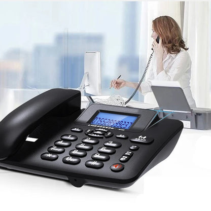 cordless Answering Machine 2.4G Corded Phone Handset  office home hotel Long Range Wireless Telephone 1- 4 handstes table phone