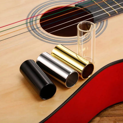 Miwayer Slider 60MM High Guitar Slide Bar Stainless Steel Metal/Glass Finger Slides Ukulele String Instruments Guitar Accessorie