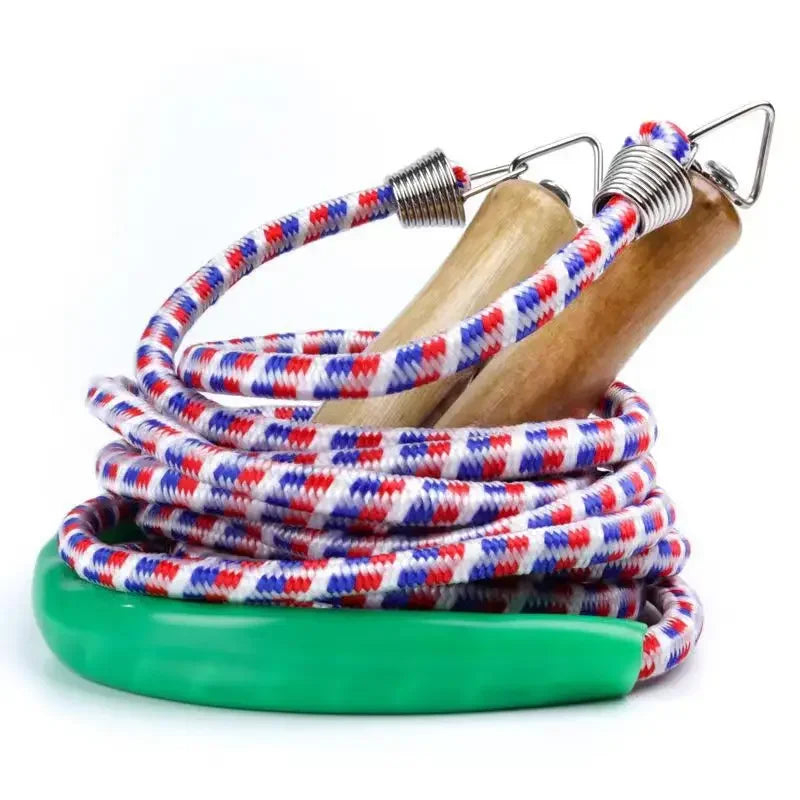 Long Jump Rope Double Dutch Jump Ropes Skipping Rope for GameSkipping Multiplayer Group School, Company,Fun Games,Agility Play