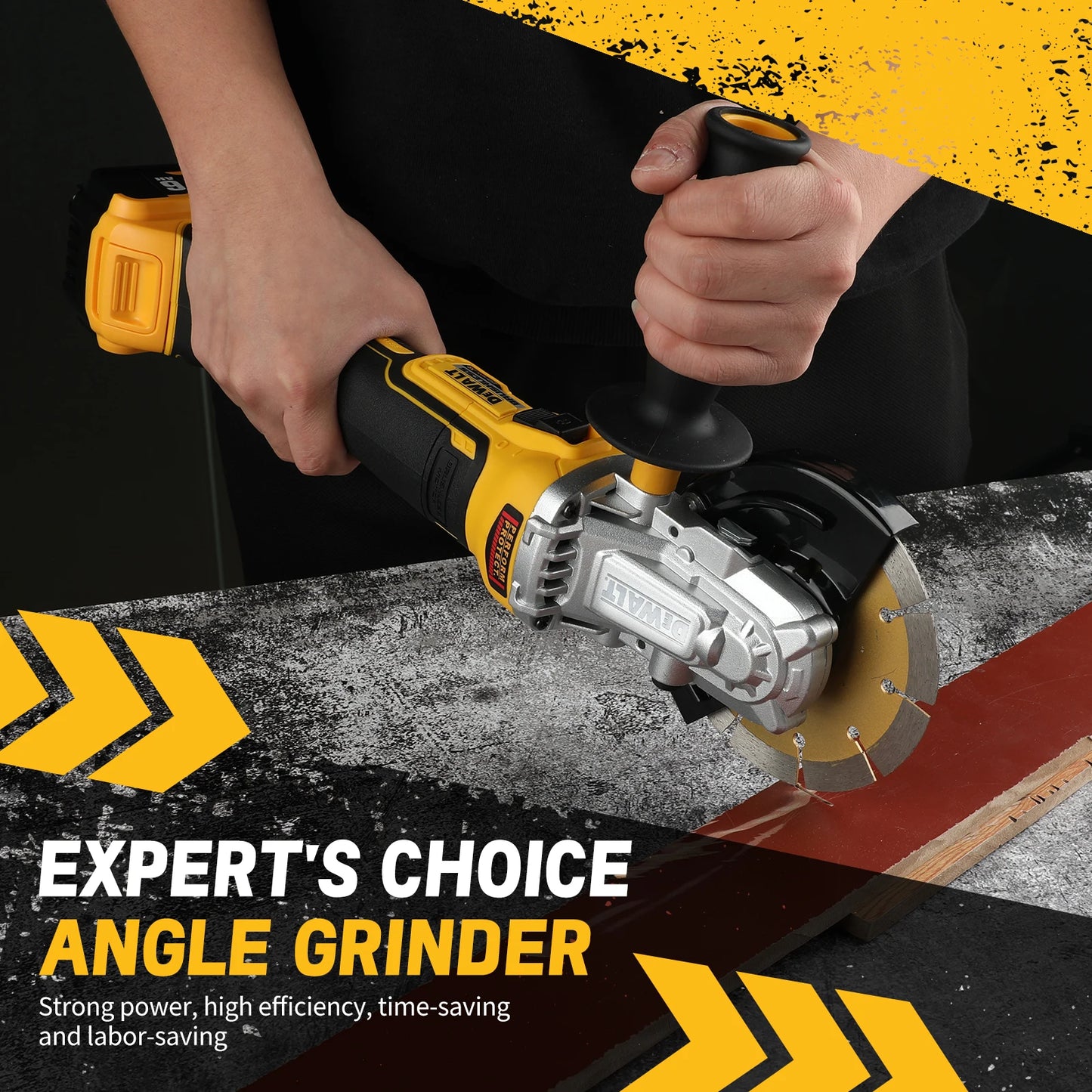 DEWALT DCG405FN Angle Grinder 20V Brushless Motor Cutting Machine 125mm Rechargeable Cordless Handheld Polishing Machine