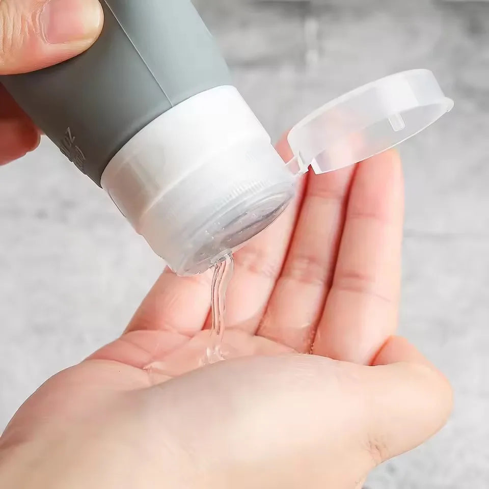 16Pcs Travel Bottle Set Leak-Proof Container Portable Refillable Toiletries Shampoo Conditioner Lotion Liquid Empty Bottles