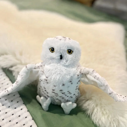 Stuffed Plush Animals Toys Hand Finger Story Puppet Kawaii Dolls Educational Baby Toys Simulated Owl Children Gift