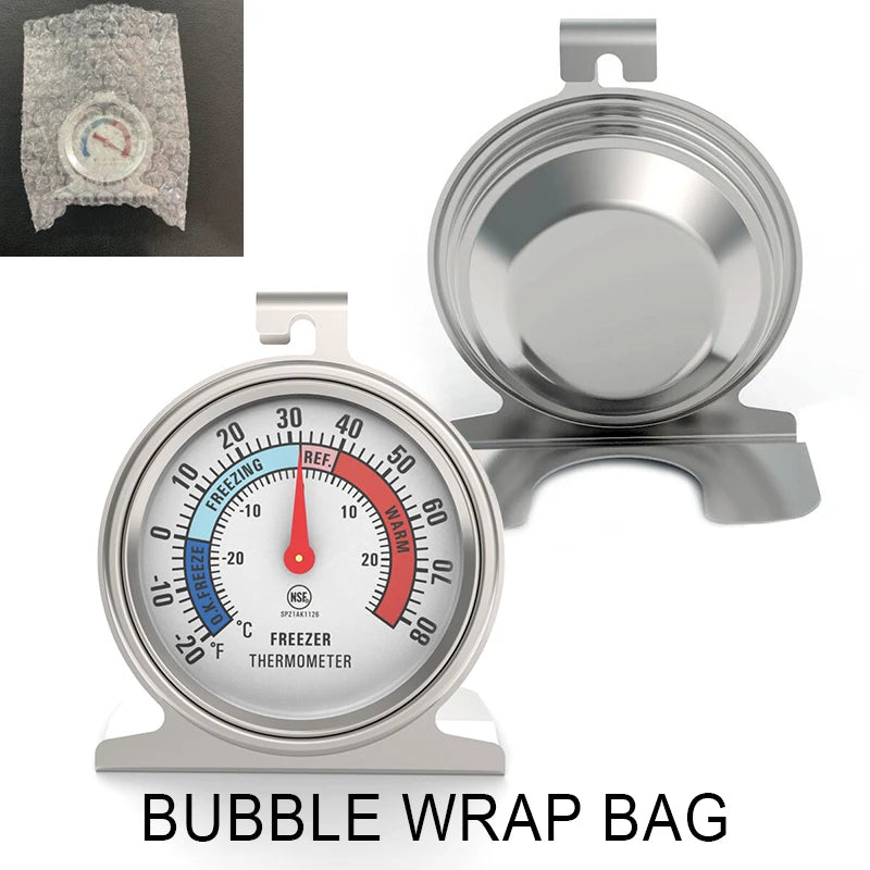 Refrigerator Thermometer -30~30°C -20~80°F Classic Fridge Large Dial Gauge Mini Thermo Meters for Freezer Cooler