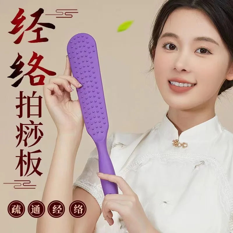 Meridian beat pounding back beat cervical spine health massage stick fitness home beat lengthening health artifacts