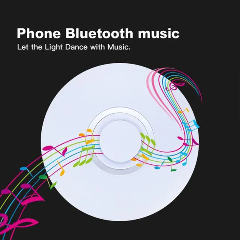RGB Smart Ceiling Light LED Interior Home Decorative Light 42W 60W 220V Luster Dimming Remote Control WIFI Bluetooth Living Room