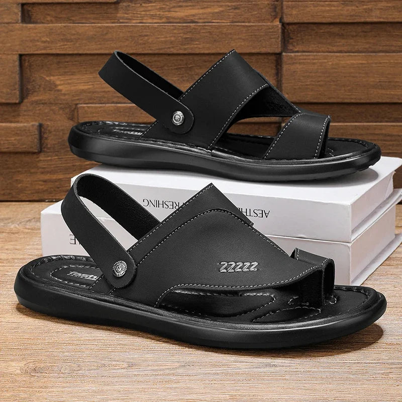 Flip Flops Mens Slippers Summer Casual Shoes Beach Sandals Outdoor Slides Walking Comfort Leather Designer Fashion Luxury