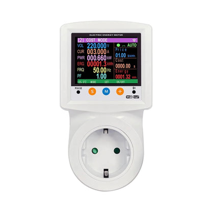 WIFI Smart Wattmeter Digital Power Meter Electricity Consumption Energy Meter Voltage Current Protection EU Plug Timer Switch
