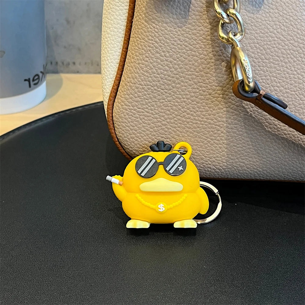 Cute cartoon For Apple Airtag Case Silicone Protective Cover Locator Tracker Keychain Shell