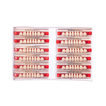 16/12 Sets/ Box Dental Teeth Anterior Posterior Polymer Denture acrylic Tooth A2 A3 2 Layers Dentistry Materials Education Model