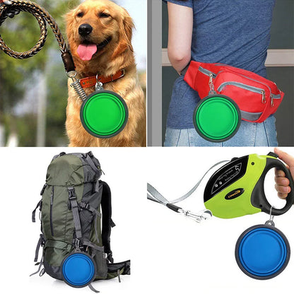 Foldable Puppy Big Dog Travel Bowls for Dogs Cats Safety Pet Cat Drinking Bottle Dog Water Food Bowl Pets Feeder Cat Accessories
