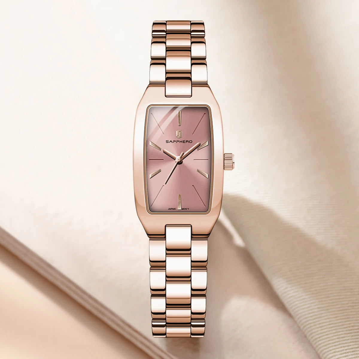 SAPPHERO Women's Quartz Watch Elegant Rose Gold Watch Waterproof 30M Watch Slim Ultra-Thin Watch Premium Gift Box Set Watch