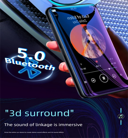 Bluetooth 5.0 Car FM Transmitter Car Bluetooth Receiver Ambient Hands-Free Mp3 Player Dual USB Fast Charger 5.0 Audio Adapter