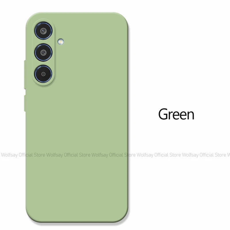 For Samsung Galaxy M35 Case Samsung Galaxy M15 M35 M55 5G Cover TPU Shockproof Liquid Silicone Phone Cover Samsung Galaxy M35