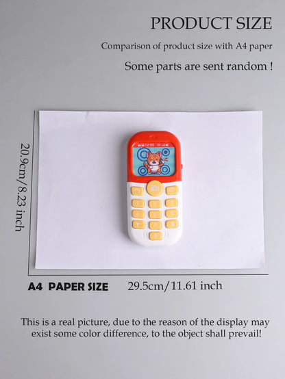 Smartphone Toys, Baby Phone with Music and Light Sound Interact Simulate Making Phone Calls, Gifts for Kids not Include Battery