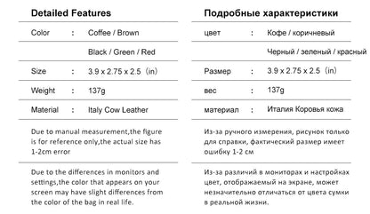 Cowhide Leather Men's Wallet RFID Blocking Protect Cardholder Automatic Card Case for Women with Apple AirTag Holder