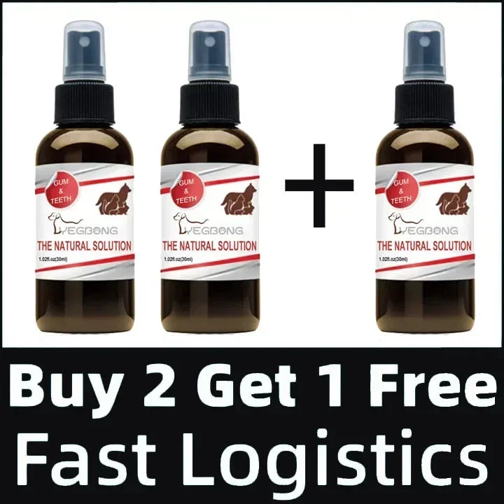 Pet Tooth Cleaning Spray Dogs Remove Bad Breath Freshener Cats Oral Cleaning Dental Care Deodorization Spray Pet Supplies 30ml