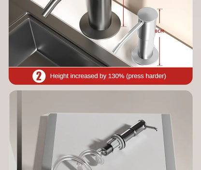 Kitchen Sink Soap Dispenser Detergent Soap Extender Detergent Presser for Detergent and Hand Soap Kitchen Accessories