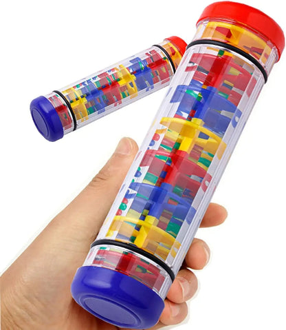 Baby Toys 6 12 Months Developmental Sensory Rain Stick Shaker Rattle Rainmaker Baby Toy Rainstick Musical Instrument for Babies