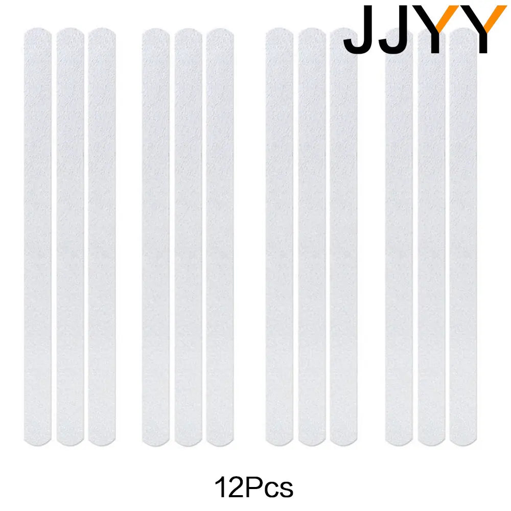 JJYY 6/12/24 Pcs Anti Slip Strips Shower Stickers Colored Non Slip Bath Safety Strips for Bathtub Shower Stairs Floor