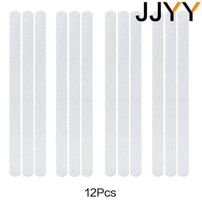 JJYY 6/12/24 Pcs Anti Slip Strips Shower Stickers Colored Non Slip Bath Safety Strips for Bathtub Shower Stairs Floor