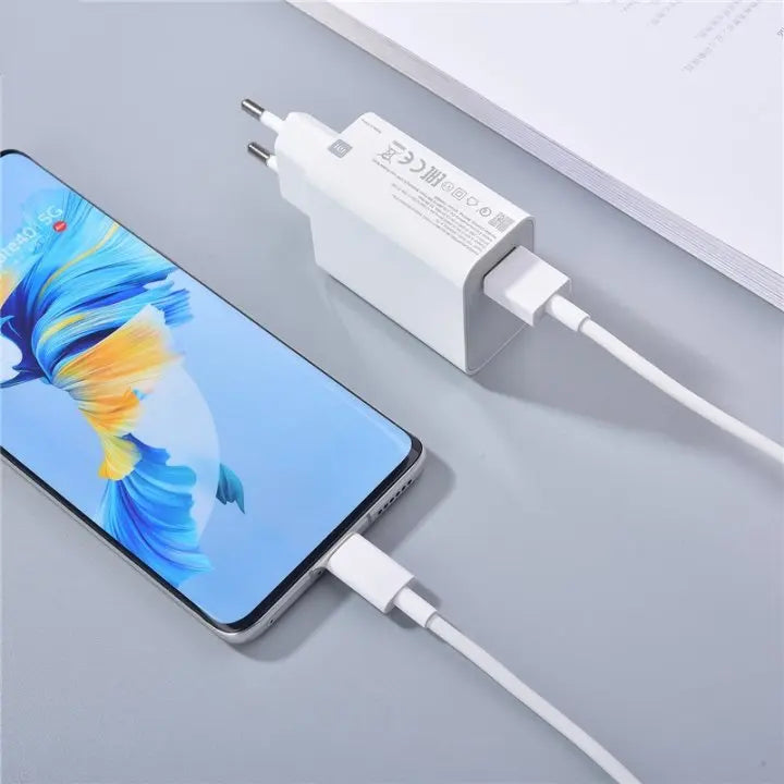 2025 Xiaomi Original Charger 120W 67W 33W Ultra Fast Charger EU GaN Plug Charge Adapter USB Type C Cable For Samsung Redmi Phone