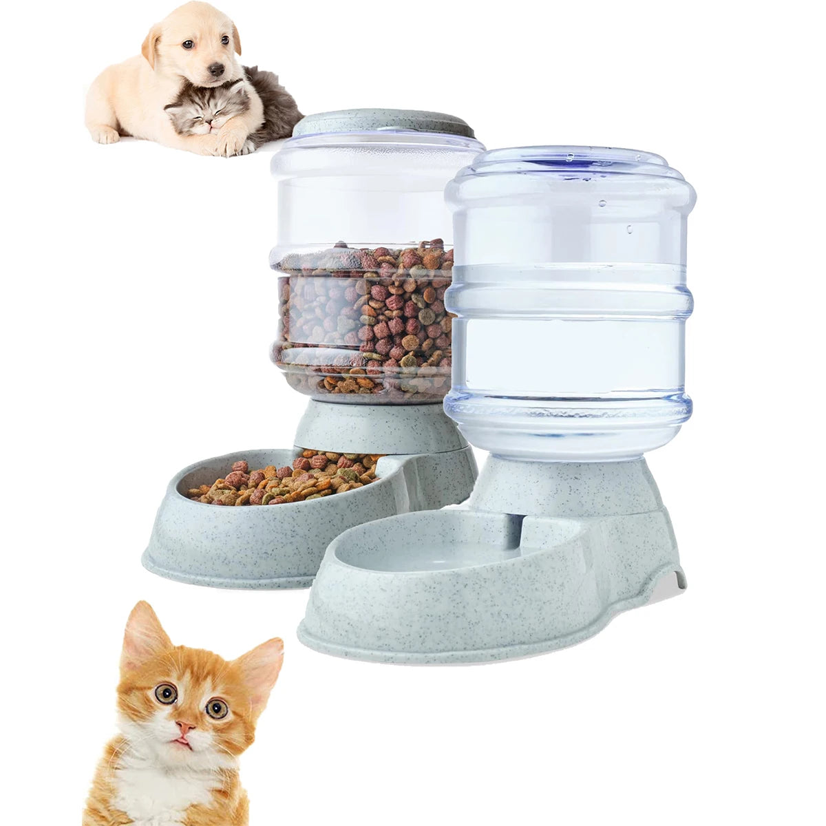 Automatic Water Dispenser Large Capacity Pet Feeder Small Dog Food Bowl  Cat Feeder Drinking Bowl Pet Feeding Drinker Water Bowl