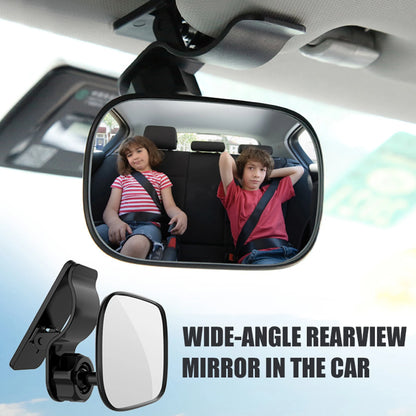 Car Facing Rear View Blind Spot Mirror Easy Assembled Crash Tested Car Seat Mirror HD Mirror for Cars Trucks SUVs