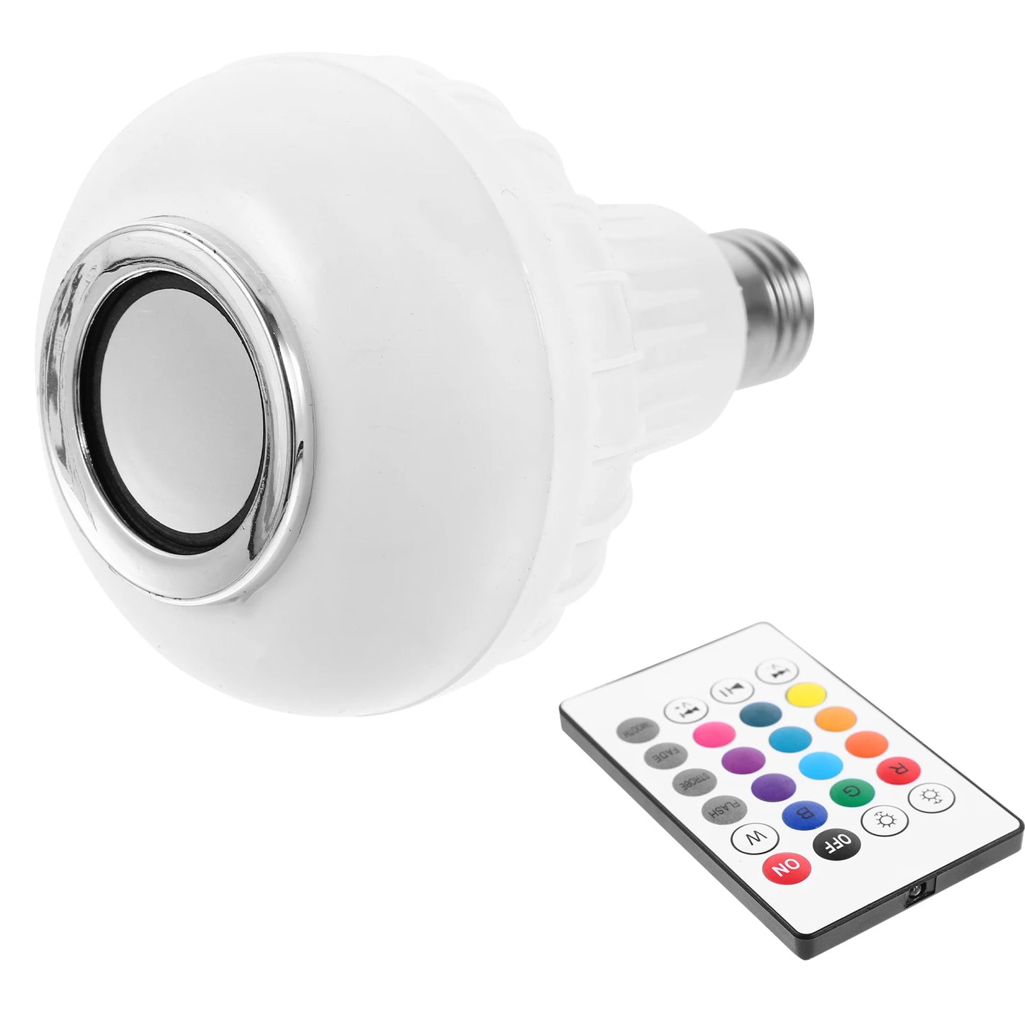 Music Bulb LED Light Bulb Smart Speaker Multicolored Lamp 13 5x9 5x9 5cm Dimmable Colors Remote Control Phone Tablet