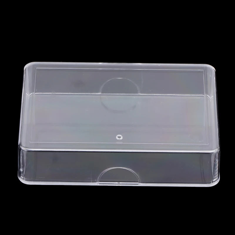 1PC Empty Storage Box For Game Card Transparent Playing Card Box Trading Card Case Card Storage Box Card Organizer Card Case