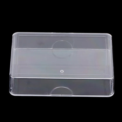 1PC Empty Storage Box For Game Card Transparent Playing Card Box Trading Card Case Card Storage Box Card Organizer Card Case