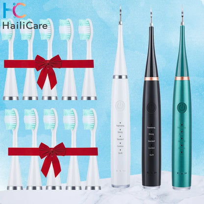 Electric Toothbrush Sonic Dental Teeth Whitening Kit Tooth Whitener Calculus Tartar Remover Tools Cleaner Stain Oral Care