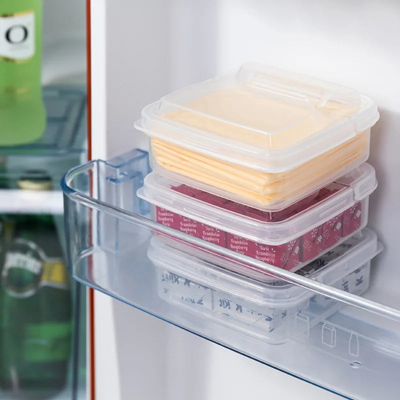 Refrigerator Organizers Case Food Container Cereals Cheese Storage Box Kitchen Fridge Coffee Holder Fresh Vegetable Fruit Basket