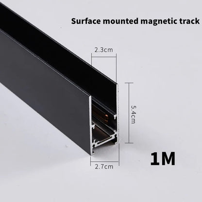 Magnetic Track Light Grille Flood Lamp Modern Embedded Flexible Linear Fixture LED Spotlight DC48V Ceiling Indoor Living