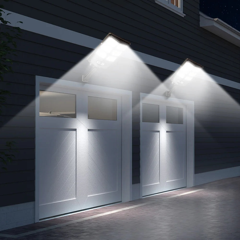 Smart Motion Sensor Wall Lights Outdoor Solar Lamp Garage Lamp Balcony Courtyard Decoration Porch Light Roadside Security Lights