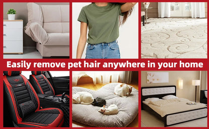 2025 update Pet Hair Remover, Washable Lint Roller for Pet Hair on Furniture Sofa Clothes ，Reuse Remove Portable  Removal Tool