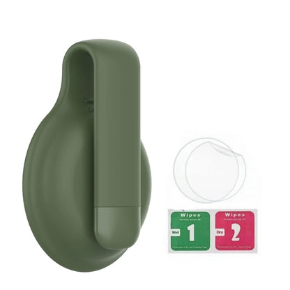 Silicone Steel Clip Compatible with Apple AirTag - Protective Silicone Clip for Tracker Protect Keychain Silicone Cover