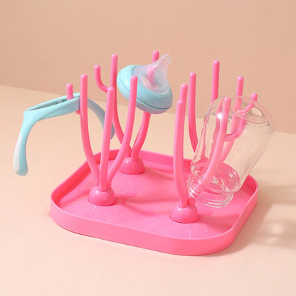 Multifunctional Bottle Dry Rack Baby Bottle Drain Drying Racks Baby Bottle Cleaning Dryer Drainer Storage Drying Rack Holders