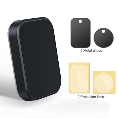 Magnetic Car Phone Mount Rectangle Flat Universal Car Phone Holder for Dashboard Fridge Desk Smartphone Holder Strong Magnets