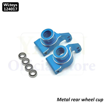 WLtoys 124017 1/12 RC Original Metal Spare Parts Swing Arm C Seat Bottom Motor Differential Gearbox Shock Absorbers Tire