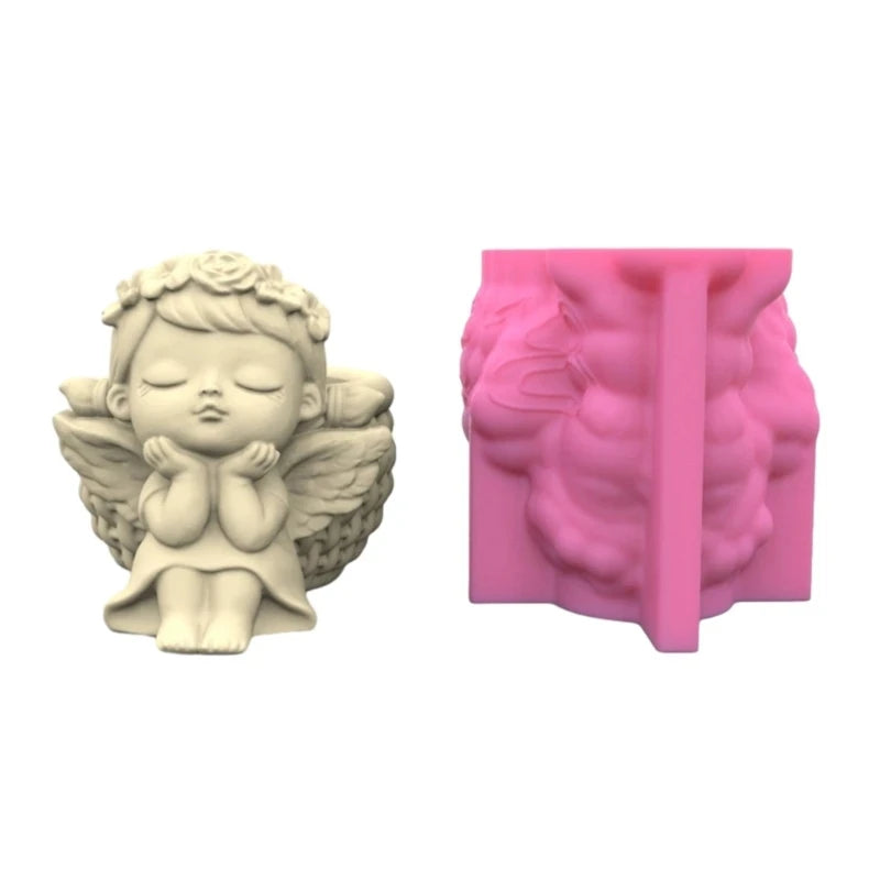 Succulents Flower Pot Resin Silicone Mold DIY Garden Concrete Flowerpot Holder Mould Handmade Crafts Home Decor