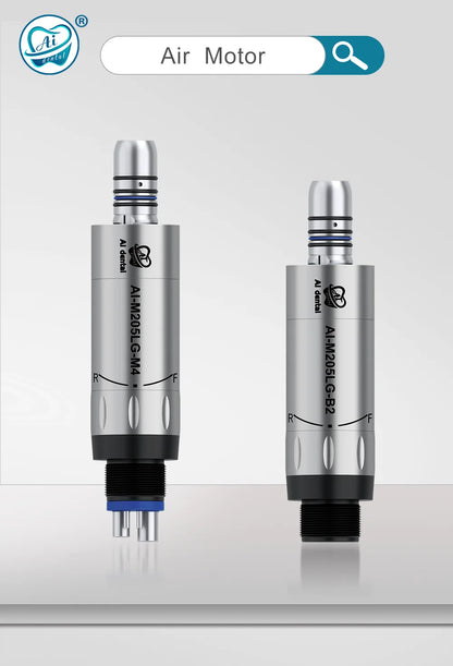 LED Illumination Dental Low Speed Air Motor With Micro Power Generator E-type 2/4/6 Hole Internal Water Spray AI-M205LG