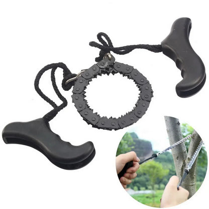 Portable Hand Zipper Wire Saw Garden Logging Chain Saw Hand Saw Pocket Saw Outdoor Survival Hand Drawn Wire Saw Logging Saw