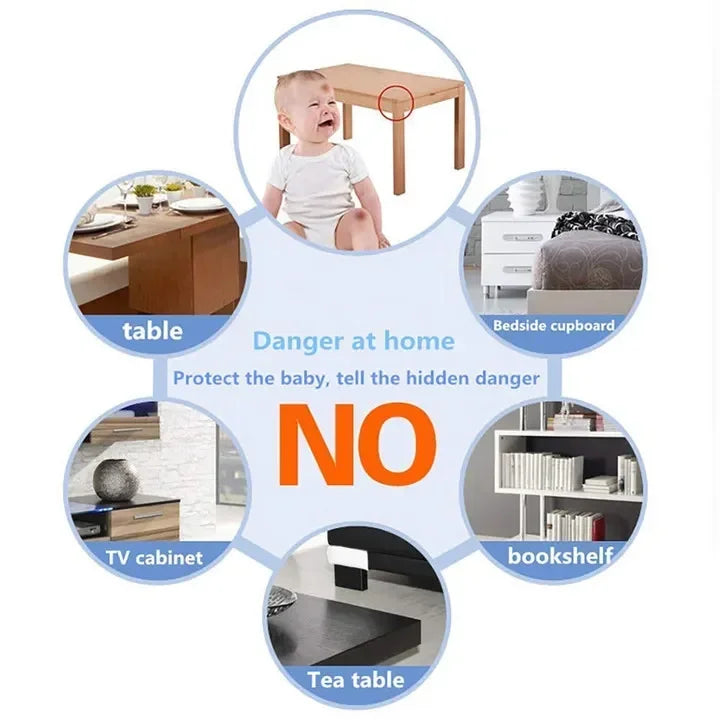 8/16Pc Upgraded Corner Protector Baby Safety Silicone Corner Guards and Edges Widened Thickened Furniture Table Corner Protector