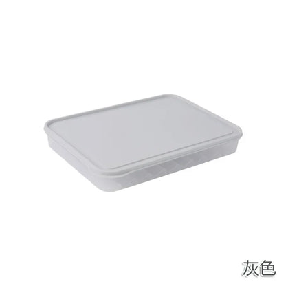 Food Storage Box, Fruit Egg Organizer, Refrigerator Fresh Keep Organizer, Kitchen Leak Proof Dumpling Storage Box