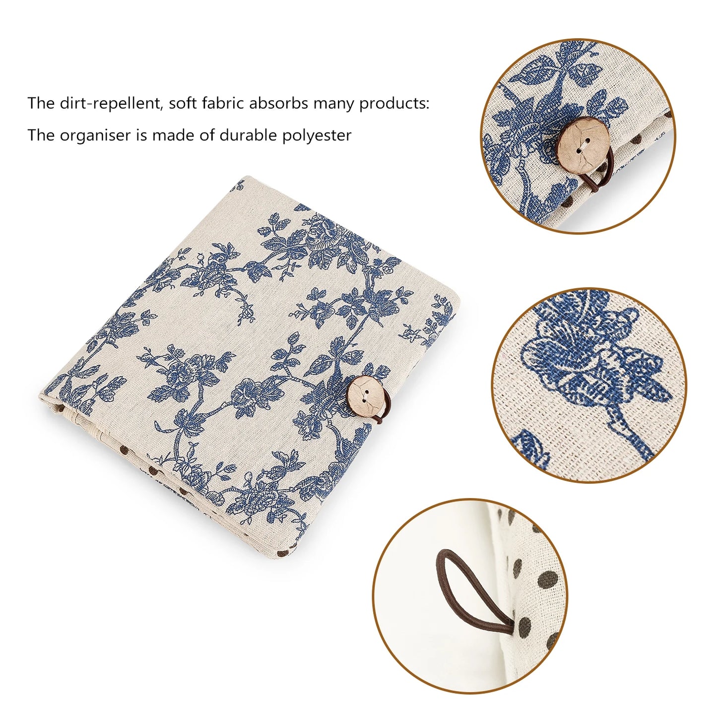 Travel Diaper Bag Diaper Compartment Diaper Organizers Diaper Holder Portable Button Diaper Container Polyester Cotton Baby Stor