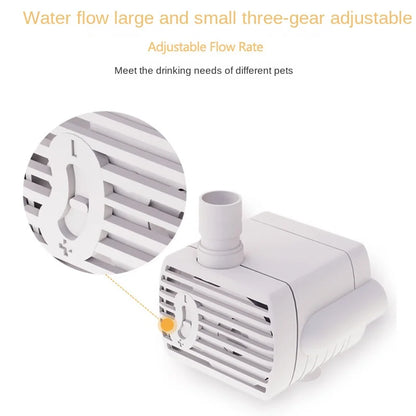 Water Pump Pet Cat Water Fountain Anti-dry Burning Motor Replacement for Cat Flowers Drinking Bowl Water Dispenser Pet Products