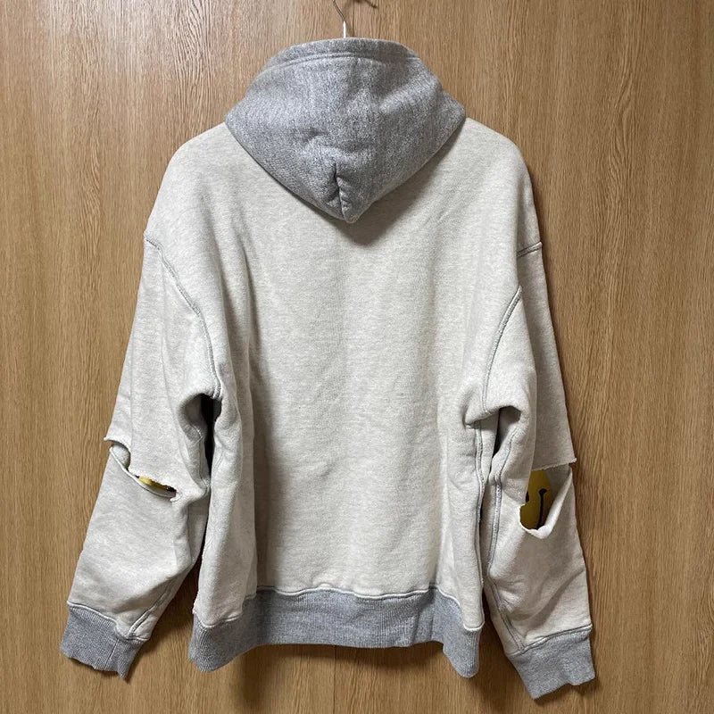 Men's clothes The new hot-selling wear both sides hoodie fashion cotton casual plus cashmere warm women's hoodie coat