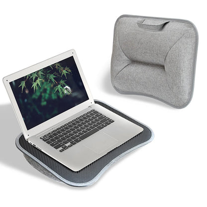 Laptop Lap Desk with Pillow Cushion Portable Laptop Desk Multifunctional Writing Padded Tray Laptop Desk for 13-15Inch Laptops