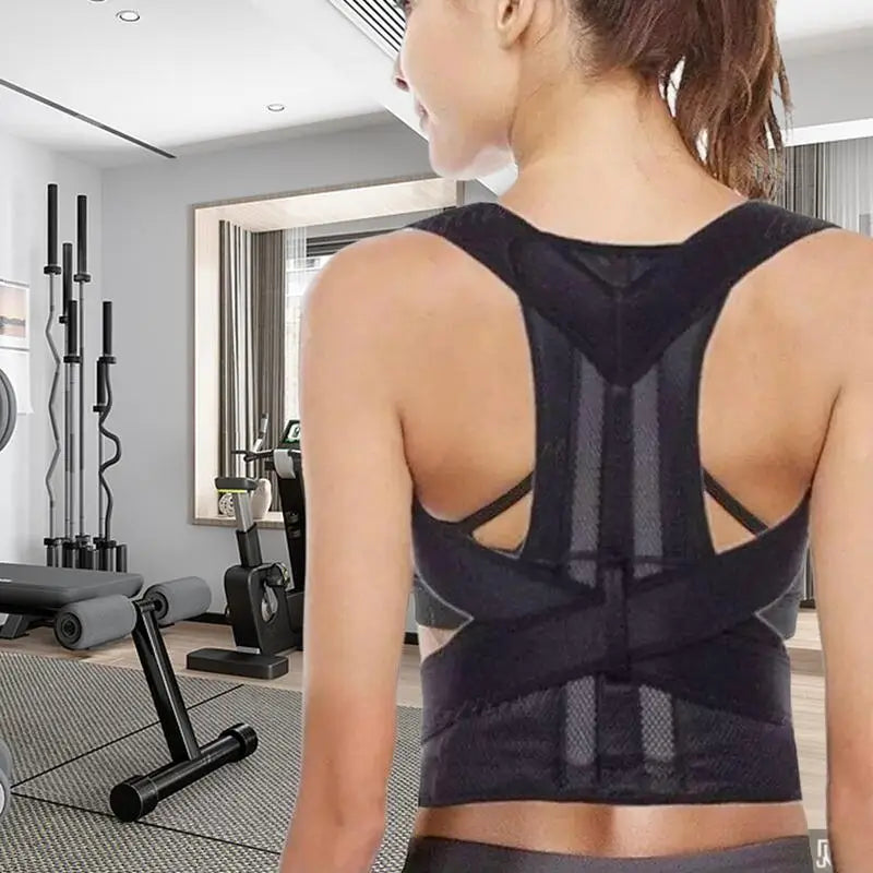 Back Posture Correction Belt Hunchback Corrector Men Women Sitting Posture Adjustable Correction Belt Shoulder Straight Back